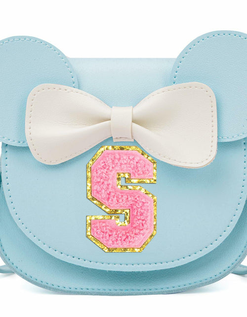 Load image into Gallery viewer, OYLOLA Toddler Girls Purse Initial Birthday Gift Blue X Ages 3-8
