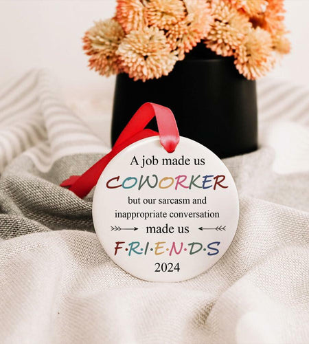 BEST Canvas Wall Art Funny Christmas Ornaments 2023 Gifts for Coworkers