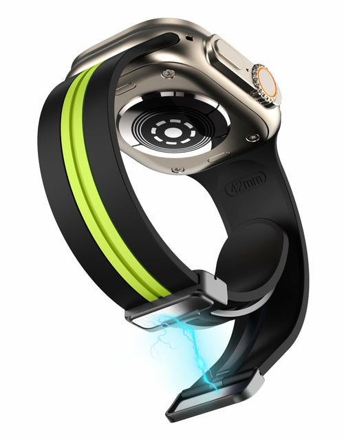 Load image into Gallery viewer, LYSMVIVI Magnetic Silicone Sport Band for Apple Watch 38-49mm Unisex
