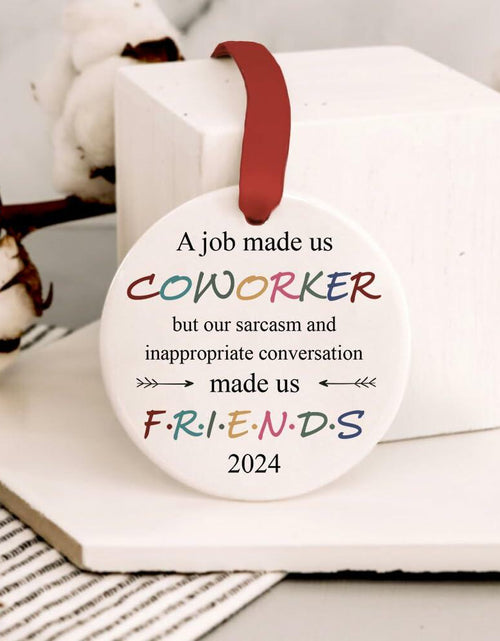 Load image into Gallery viewer, BEST Canvas Wall Art Funny Christmas Ornaments 2023 Gifts for Coworkers

