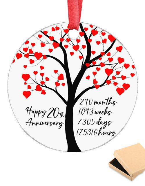 Load image into Gallery viewer, 60th Anniversary Acrylic Ornament for Him Her Couples Wedding Gift
