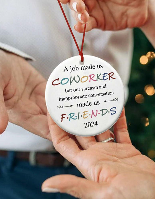 Load image into Gallery viewer, BEST Canvas Wall Art Funny Christmas Ornaments 2023 Gifts for Coworkers
