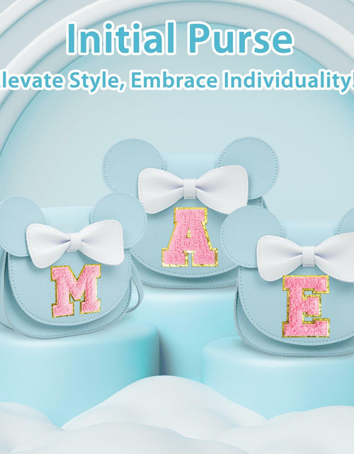 Load image into Gallery viewer, OYLOLA Toddler Girls Purse Initial Birthday Gift Blue X Ages 3-8
