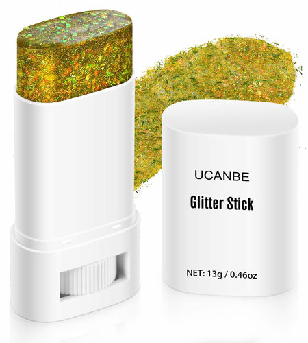 UCANBE Purple Body Glitter Stick Chunky Makeup for Face Hair Lips
