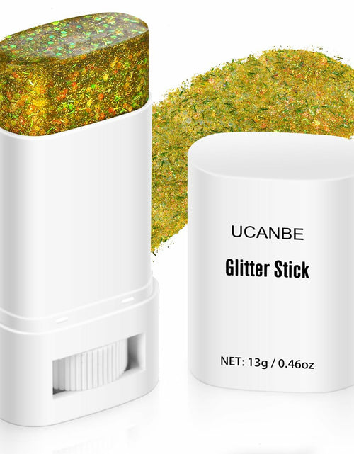 Load image into Gallery viewer, UCANBE Purple Body Glitter Stick Chunky Makeup for Face Hair Lips

