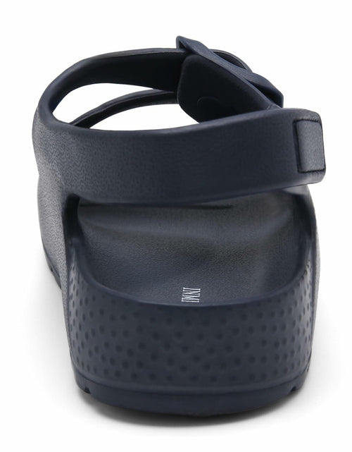 Load image into Gallery viewer, INMINPIN Toddler Boys Girls Buckle Sandals Adjustable Back Strap Navy Size 5
