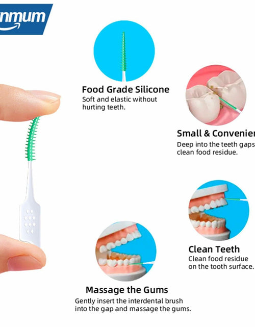 Load image into Gallery viewer, Fawnmum Soft-Picks Advanced Dental Picks 300 Count with Travel Case
