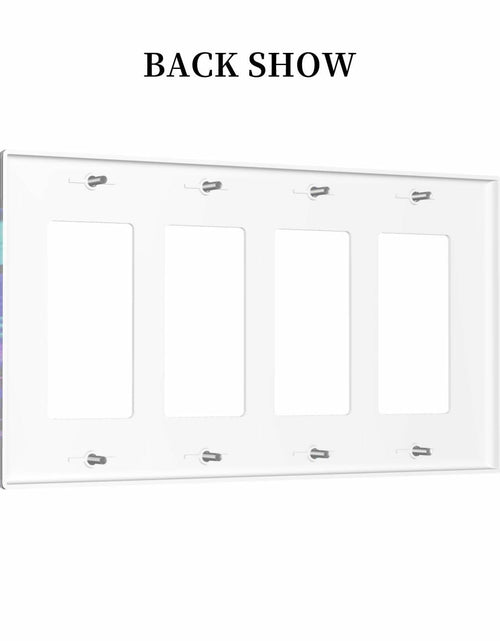 Load image into Gallery viewer, Vintage American Flag US Map Wood Quad Rocker Light Switch Cover 4 Gang
