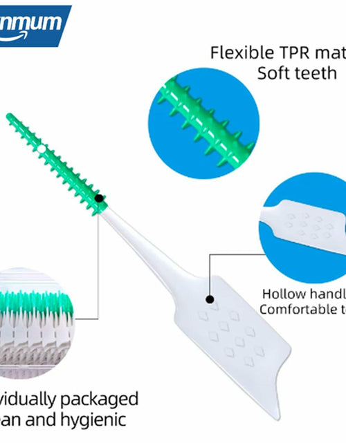 Load image into Gallery viewer, Fawnmum Soft-Picks Advanced Dental Picks 300 Count with Travel Case
