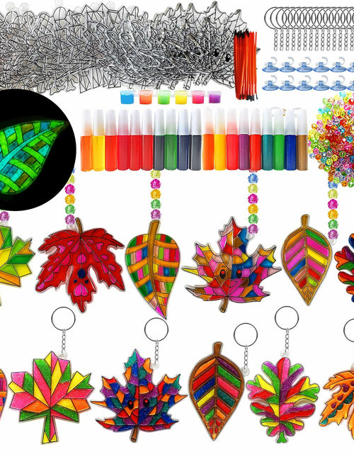 Load image into Gallery viewer, Ayhuhra Valentine Monster Suncatchers Craft DIY Kit 28 Sets
