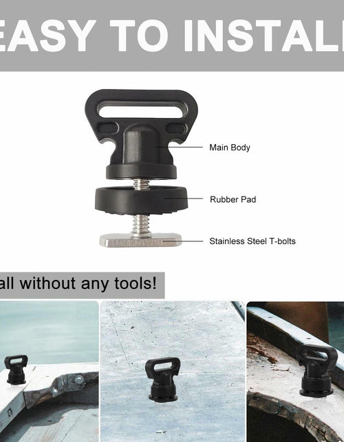Load image into Gallery viewer, Thorn Track Mount Tie Down Eyelets M6 316 Stainless Steel Pack of 6
