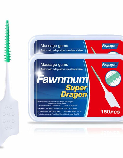 Load image into Gallery viewer, Fawnmum Soft-Picks Advanced Dental Picks 300 Count with Travel Case
