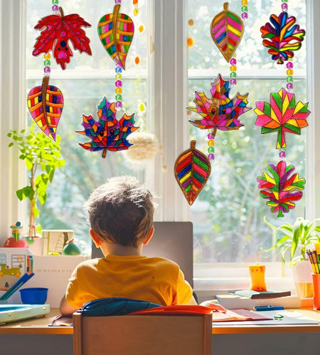 Ayhuhra Valentine Monster Suncatchers Craft DIY Kit 28 Sets