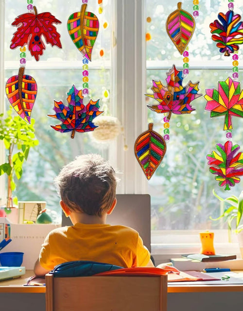 Load image into Gallery viewer, Ayhuhra Valentine Monster Suncatchers Craft DIY Kit 28 Sets
