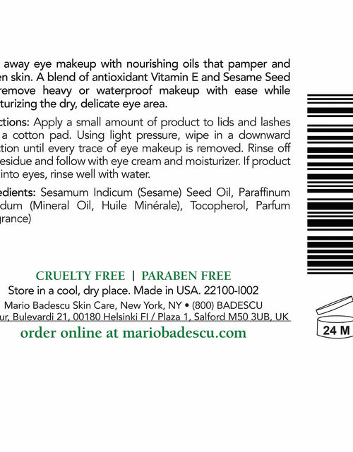 Load image into Gallery viewer, Mario Badescu Carnation Eye Makeup Remover Oil Waterproof Mascara 2oz
