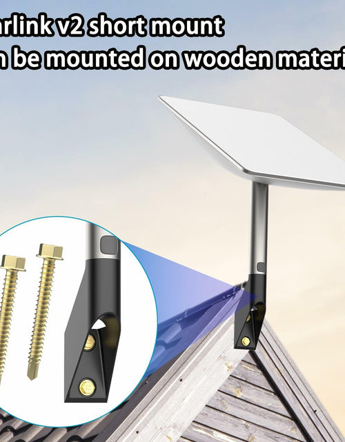Load image into Gallery viewer, [Good] BUJ Starlink V2 Short Wall Mount for Starlink Gen 2 Satellite Kit
