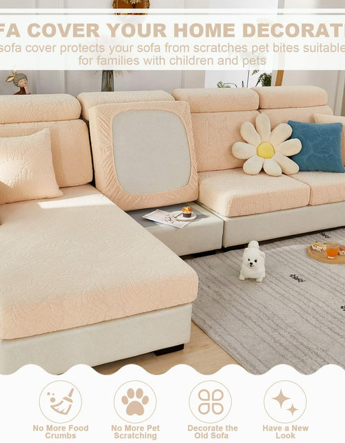 Load image into Gallery viewer, Universal Sofa Cover Stretch Slipcover Anti-Slip L Shape Large Grey
