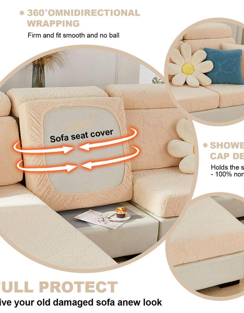 Load image into Gallery viewer, Universal Sofa Cover Stretch Slipcover Anti-Slip L Shape Large Grey
