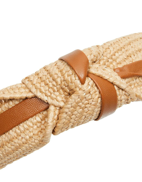 Load image into Gallery viewer, Glamlily Woven Knotted Headbands with Faux Leather Accents 4 Pack Multi
