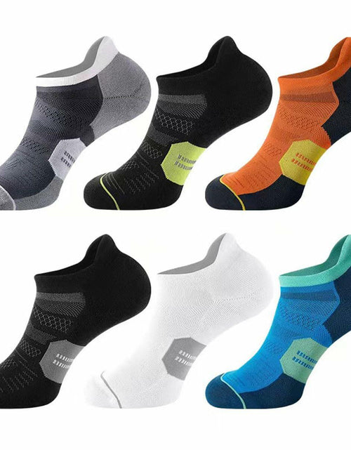 Load image into Gallery viewer, NTCARE Men's Ankle Running Socks Cushioned Low Cut White 6 Pack Size M
