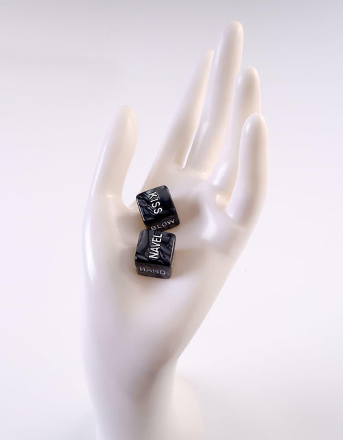 Load image into Gallery viewer, Romantic Naughty Dice Set Couples Game 36 Ways Black Anniversary Valentine
