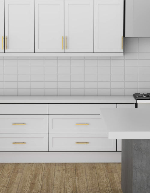 Load image into Gallery viewer, goldenwarm Brushed Brass Cabinet Pulls Gold 3in Drawer Handles 6 Pack
