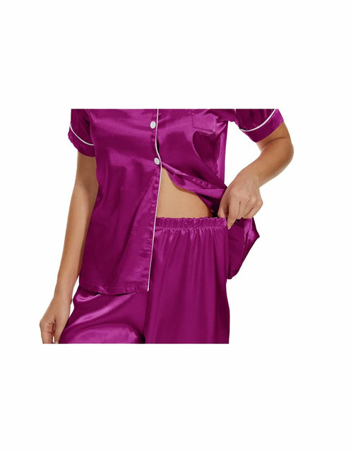 Load image into Gallery viewer, VENTELAN Women's Pajama Set Super-Soft Short &amp; Long Sleeve Pants Size 2XL
