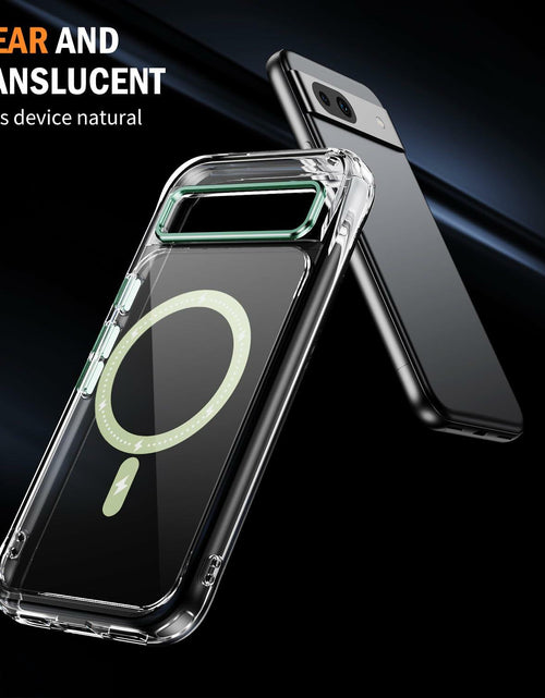 Load image into Gallery viewer, Coccoee Google Pixel 8A Case Magnetic Slim Shockproof Light Green Cover

