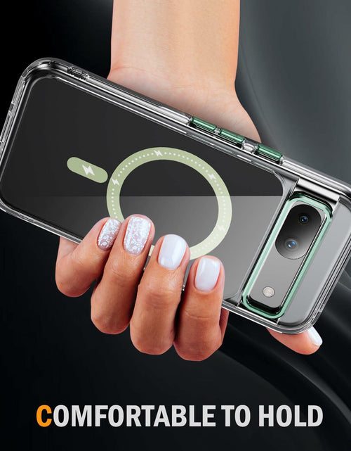 Load image into Gallery viewer, Coccoee Google Pixel 8A Case Magnetic Slim Shockproof Light Green Cover

