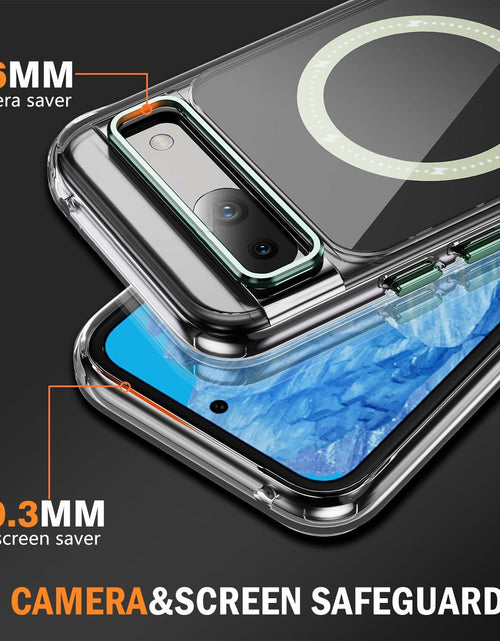 Load image into Gallery viewer, Coccoee Google Pixel 8A Case Magnetic Slim Shockproof Light Green Cover
