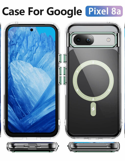 Load image into Gallery viewer, Coccoee Google Pixel 8A Case Magnetic Slim Shockproof Light Green Cover
