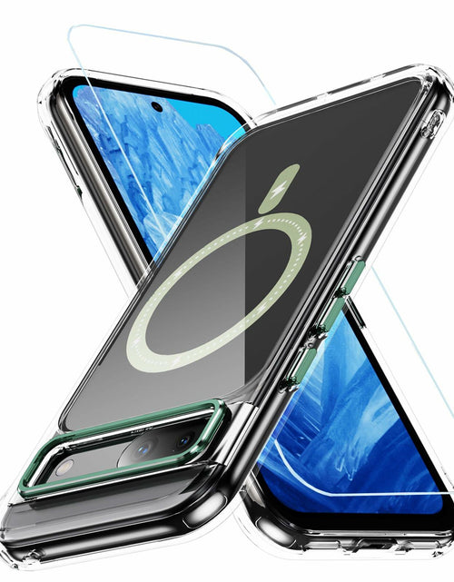 Load image into Gallery viewer, Coccoee Google Pixel 8A Case Magnetic Slim Shockproof Light Green Cover
