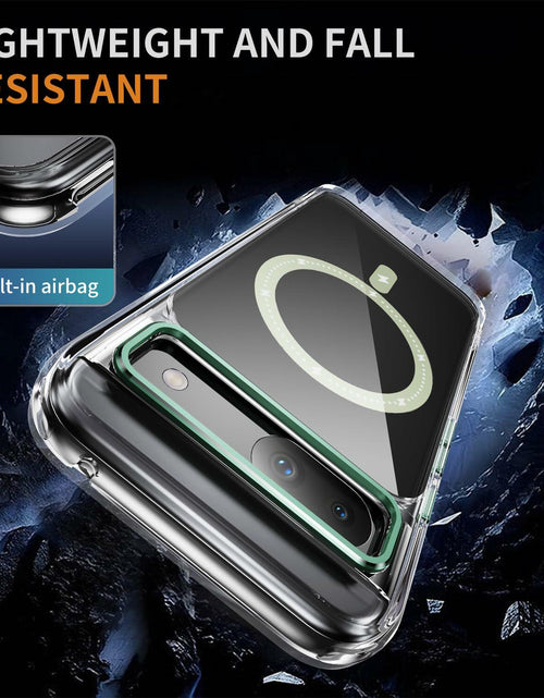 Load image into Gallery viewer, Coccoee Google Pixel 8A Case Magnetic Slim Shockproof Light Green Cover
