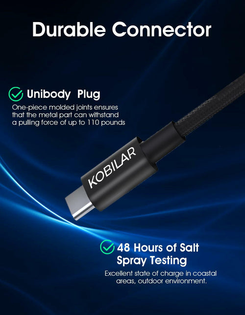Load image into Gallery viewer, Kobilar USB C to USB C Cable 60W Fast Charging 3 Pack Multi-Length
