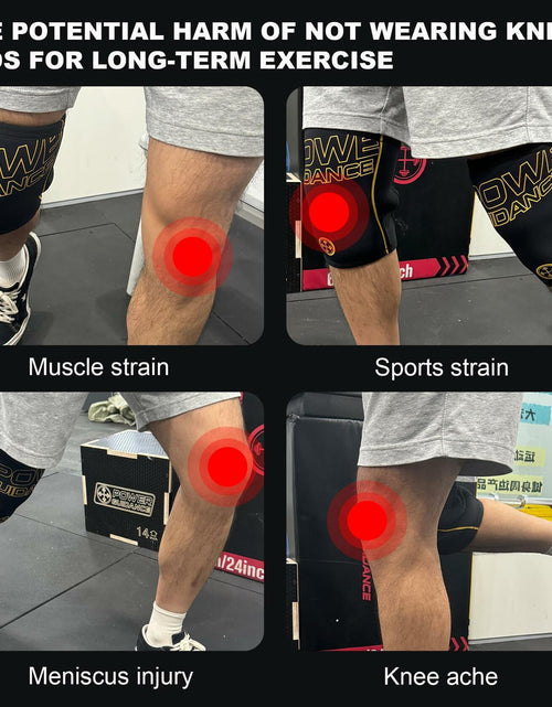 Load image into Gallery viewer, POWER GUIDANCE Fitness Knee Wraps 5mm Thickness 2 Pack Size M
