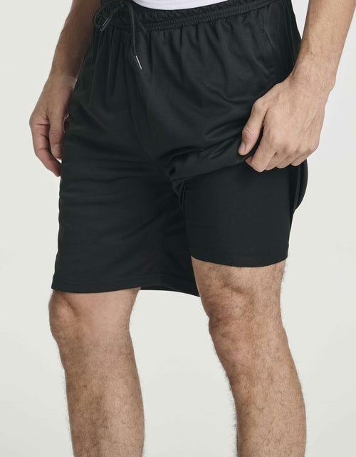Load image into Gallery viewer, Mens Big and Tall 3 Pack 2-in-1 Gym Shorts Compression Liner Size 4X
