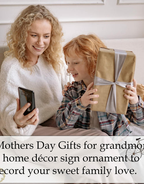 Load image into Gallery viewer, Gaoikerr Grandma's Brag Board Picture Frame Gift Black Grandkids Display
