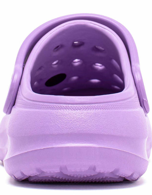 Load image into Gallery viewer, WOUEOI Toddler Garden Shoes Cartoon Slides Sandals Clogs Light Purple Size 8
