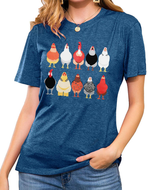 Load image into Gallery viewer, St. Patrick's Day Chickens Shirt Women Green Size 2XL
