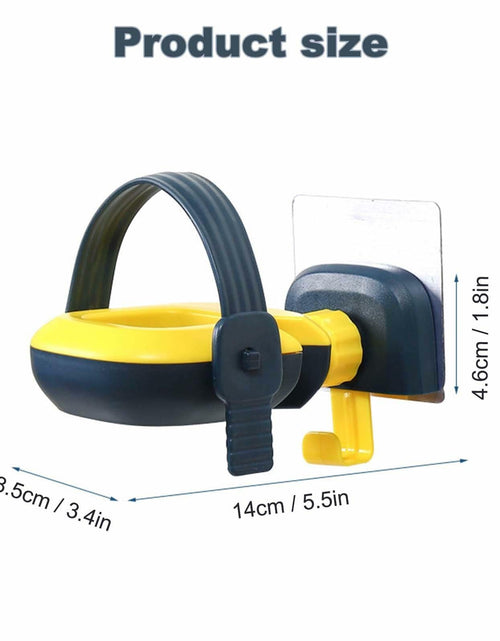 Load image into Gallery viewer, RAUWIZX Wall Mounted Hair Dryer Rack Adjustable 360° Rotating Holder
