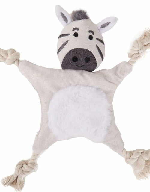 Load image into Gallery viewer, Their World Durable Interactive Dog Rope Toy Zebra Koala Bear
