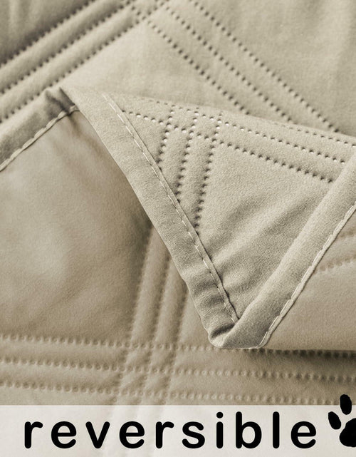 Load image into Gallery viewer, Waterproof Reversible Dog Blanket Leakproof 30x70 Brown Khaki Size 30x70
