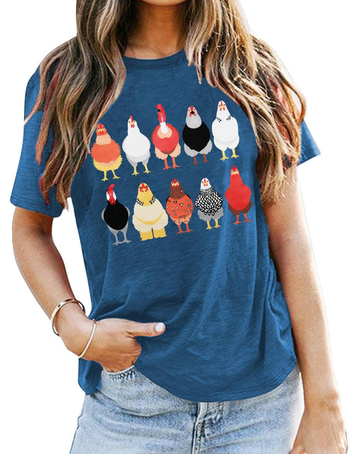 Load image into Gallery viewer, St. Patrick's Day Chickens Shirt Women Green Size 2XL

