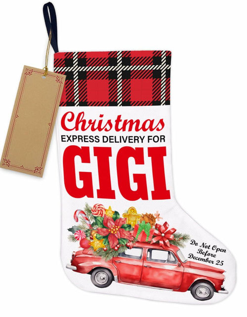 Load image into Gallery viewer, TSUYAWU Gigi Christmas Stocking Holiday Decoration 18x12 Inch
