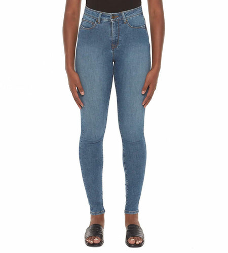 Alexa-STB High-Rise Skinny Jeans Stone Blue Size 29