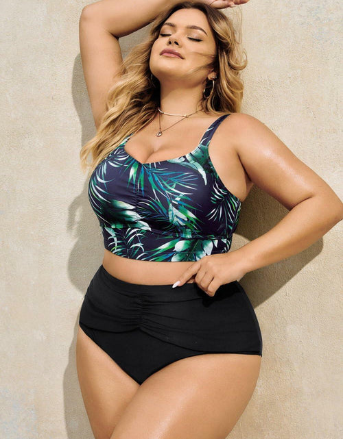 Load image into Gallery viewer, Hanna Nikole Women's High Waisted Tummy Control Bikini Bottom Black
