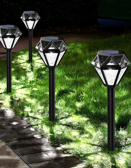 Load image into Gallery viewer, Ouddy Decor Solar Outdoor Waterproof LED Garden Lights Cool White 4 Pack
