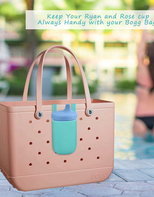 Load image into Gallery viewer, 2Piece Hook Holder Accessories for Bogg Bags Neon Green Insert Charm Key Mask
