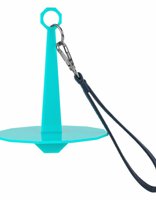 Load image into Gallery viewer, PortableWrist Yarn Holder Leather Wristband Acrylic Spinner Light Green

