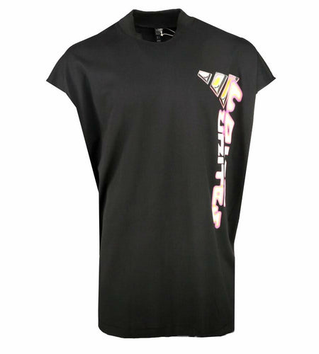 adidas Men's Pride Graphic Crop Tank Top Black Size S